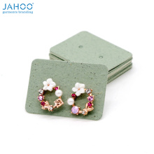 Custom Printed Logo Eco-friendly  Jewelry earing paper  hang Tags